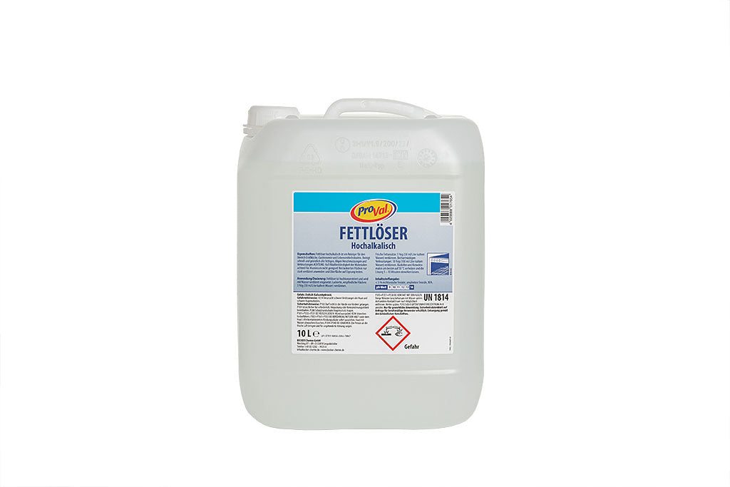 Fettlöser, schnelle und gründliche Fettlösekraft, hochalkalisch, 10L